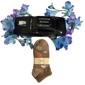 Tutu Anna NWT 5 Pairs No Show Brown Socks Women OS